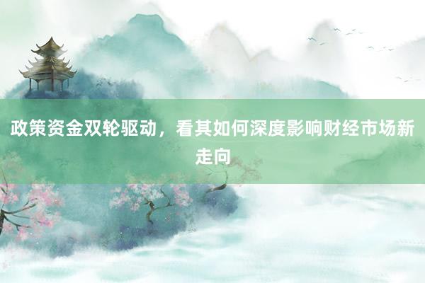 政策资金双轮驱动，看其如何深度影响财经市场新走向